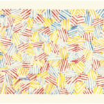 Abstract monotype by Jasper Johns